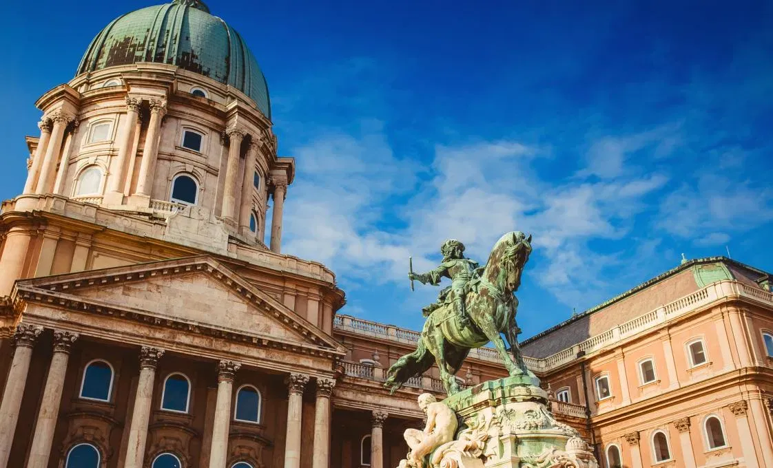 Historic Buda Castle in Budapest